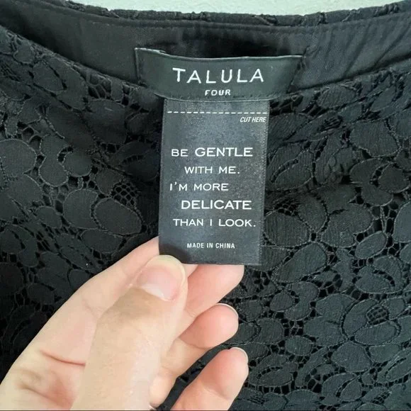 Aritzia Talula Black Lace Mini Skirt - Picture 10 of 10